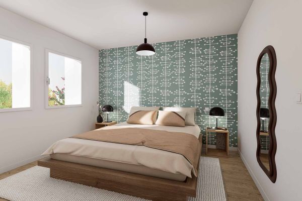 Studio de la résidence Marianne créé à Saint-Flour (Cantal) pour les jeunes actifs par la SA Polygone